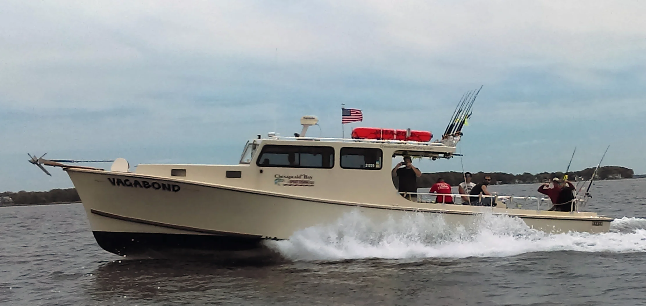 Vagabond charter boat