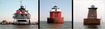 Various tour lighthouses